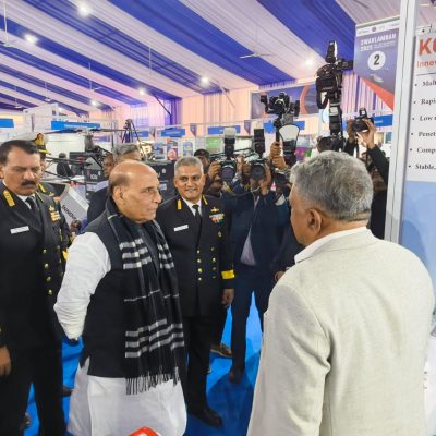 Capt. Javed Hasan with RM @ Swavlamban 2025